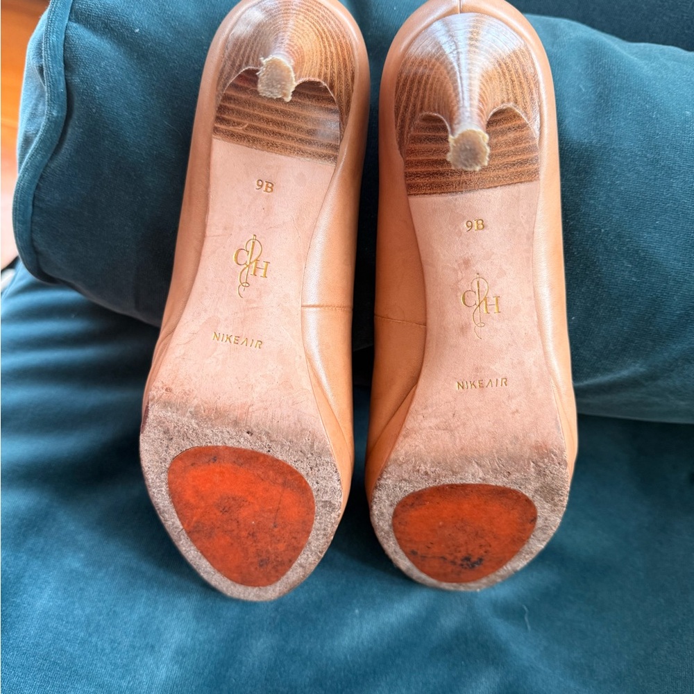 Cole Haan Tan Leather Heeled Pumps - Picture 5 of 13